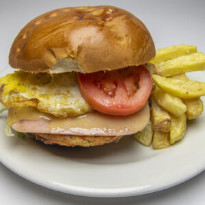 Sandwich de hamburguesa royal